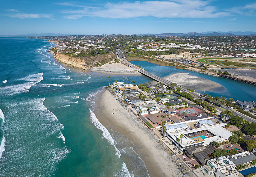 $44.1 million beachfront estate at 2940 Sandy Lane in Del Mar (bottom right)