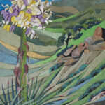 Sue Britt, Yuca View Point, 48x24 inches, paper tapestry