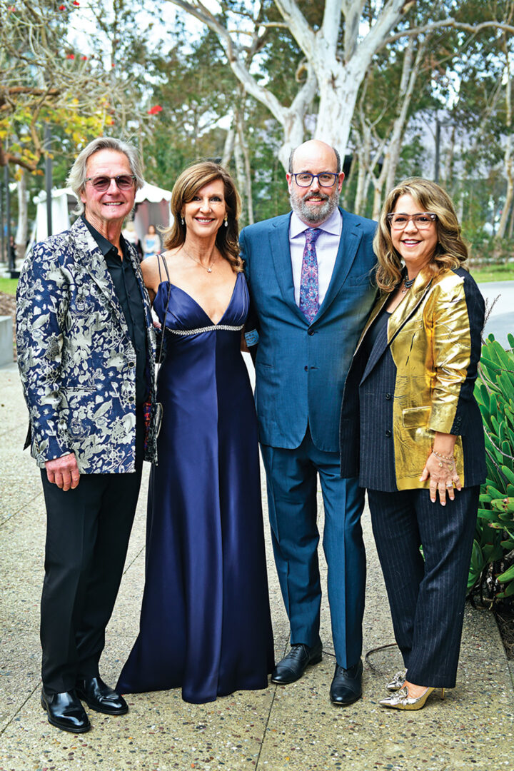 Lon Bevers, Debby Jacobs, Christopher Ashley, and Denise Bevers