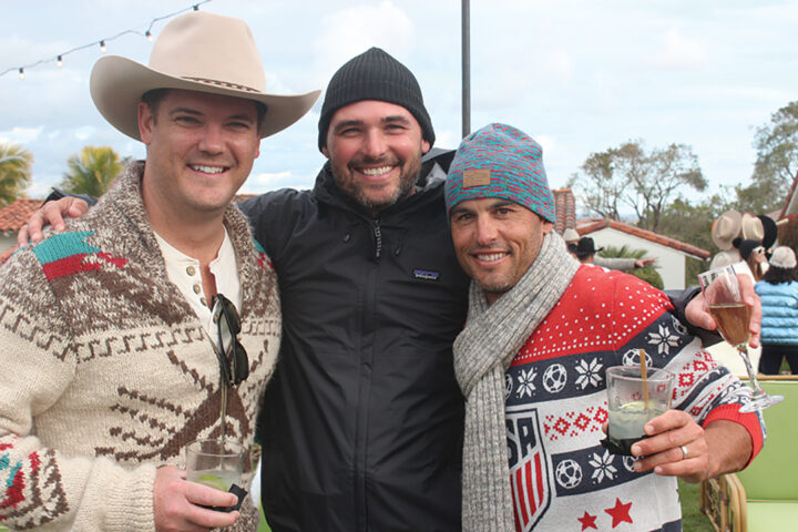 Dylan Matzinger, Ryan Conger and Landon Donovan