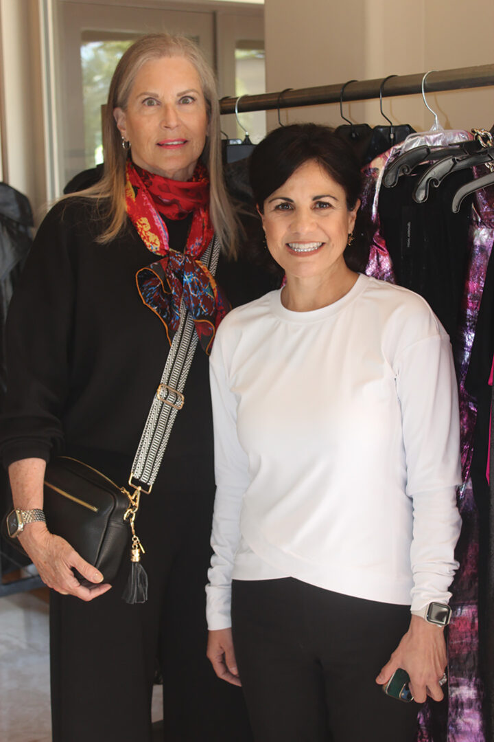Suzanne Newman and Yvette Letourneau