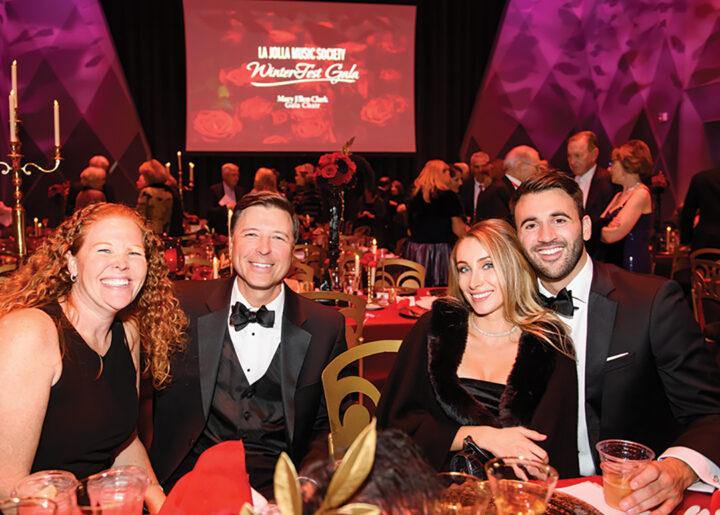 Lindsay and Stephen Gamp, Marie-Nicole Jeffroy-Meynard, and Ryan Bordelon