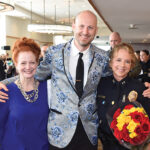 Sara Napoli, Peter Tomson, and SDPD Assistant Chief of Police Sandra Albrektsen