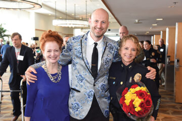 Sara Napoli, Peter Tomson, and SDPD Assistant Chief of Police Sandra Albrektsen