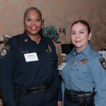 Sycuan Police Captain Pilar Pettiford and Sycuan Police Public Safety Officer Fanny Rojas