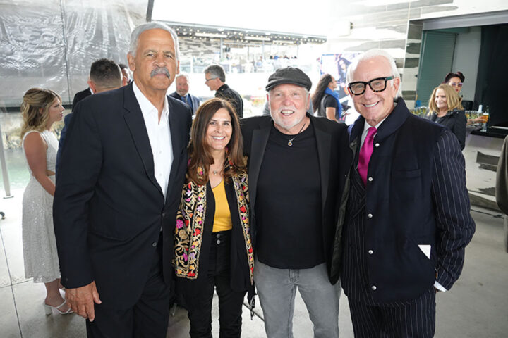 Stedman Graham, Lisette Omoss, Ken Druck, and Dene Oliver