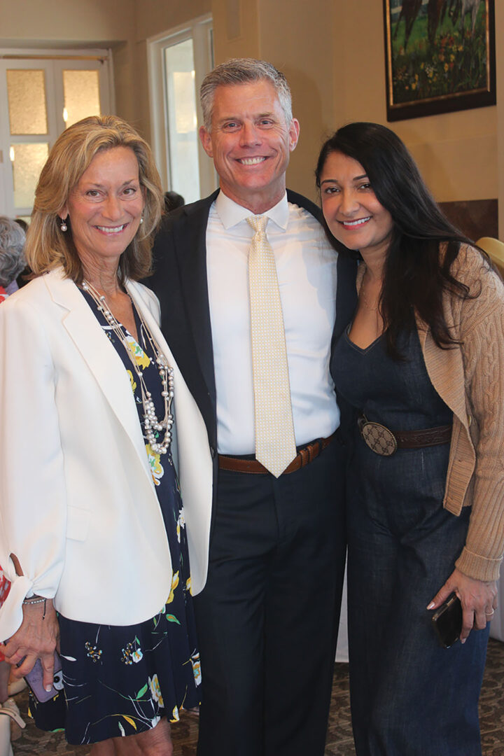 Robin Toft, John Van Cleef and Pamila Brar