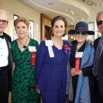 Alex Cremiran, Judy Burer, Christin Cremidan, and Julie Cowan Novak and Robert Novak