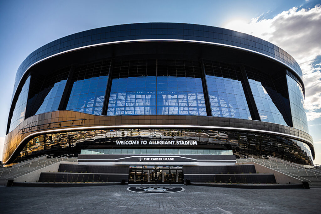 Raider Image at Allegiant Stadium, Friday, August 28, 2020, in Las Vegas, Nev.