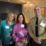 Jeannie Steffen, Randi Kolender, and Lt. Nathan Ro