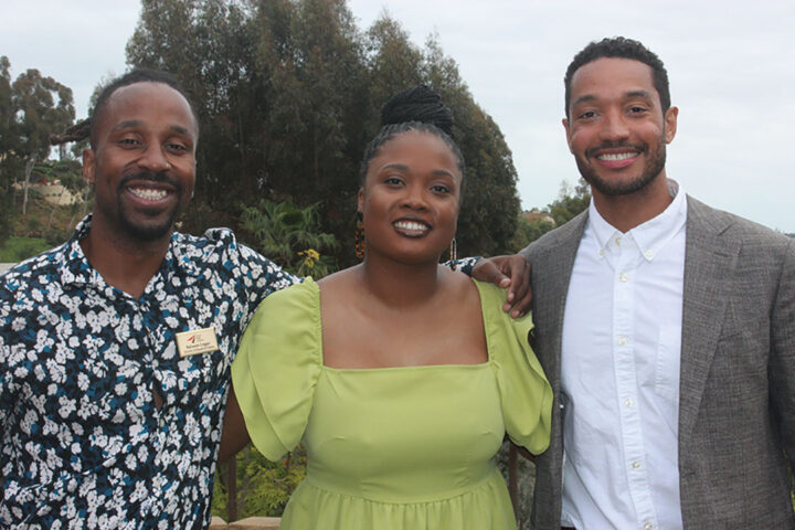 Raheem Logan, Siarah Reed, and Nate Cambridge