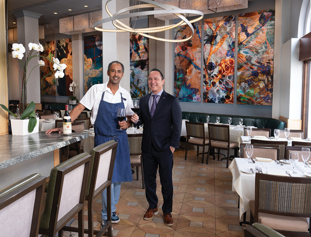 Nine-Ten Executive Chef Jason Knibb and Sommelier Chris Russo