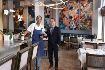 Nine-Ten Executive Chef Jason Knibb and Sommelier Chris Russo