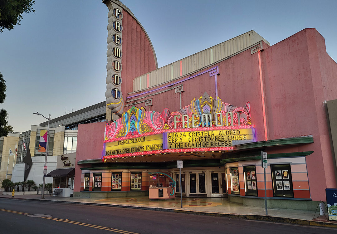 Located in the heart of downtown San Luis Obispo, the historic Fremont Theater was built in 1941