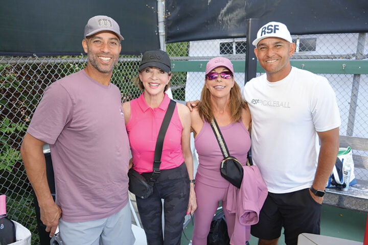 James Blake, Denise Hug, Maggie Bobileff, and John Chanfreau