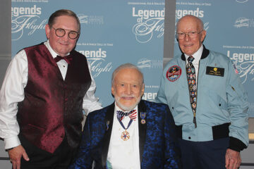 Jim Kidrick, Buzz Aldrin, and Gerry Griffith