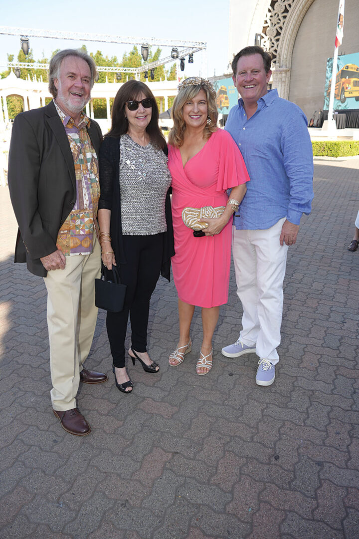 David and Mariam Chidlaw with Caroline and Emil Wohl