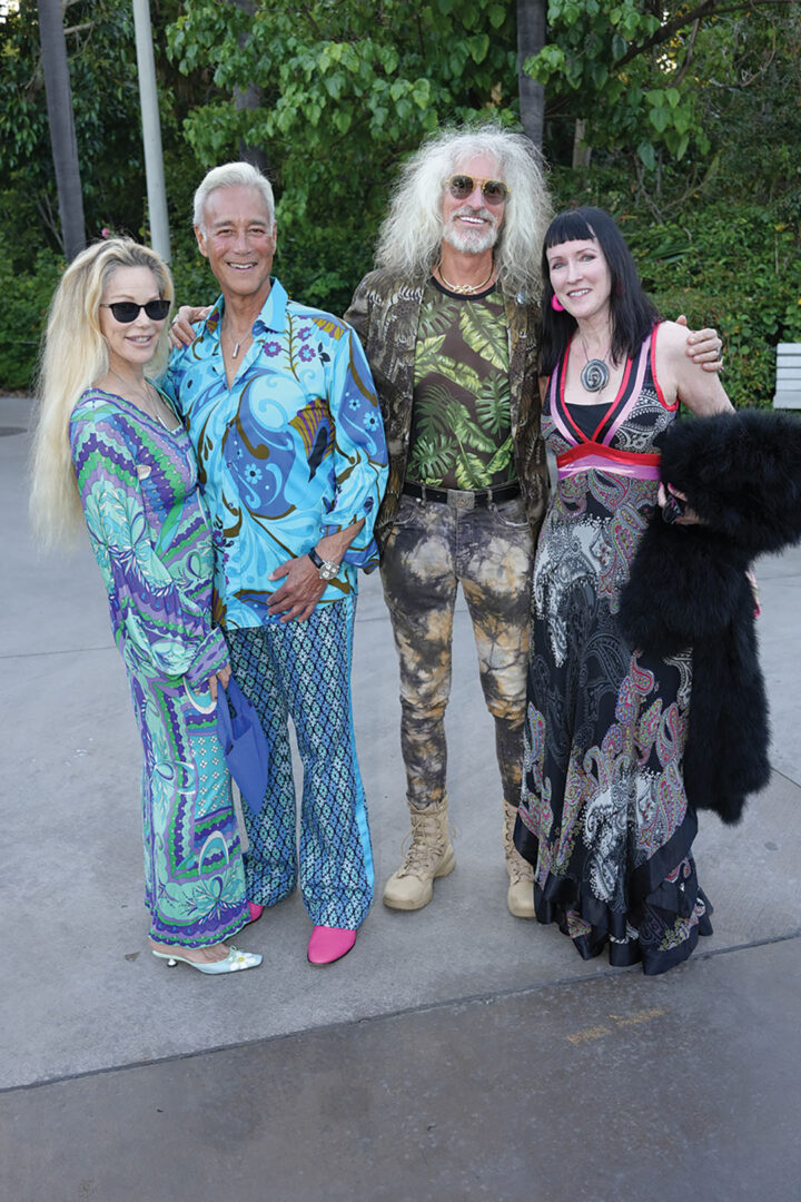 Margo Schwab and Scott Johnston with John Graham and Joyce Evans