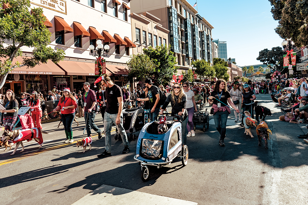 Gaslamp Pet Parade and pups in the Pub Party