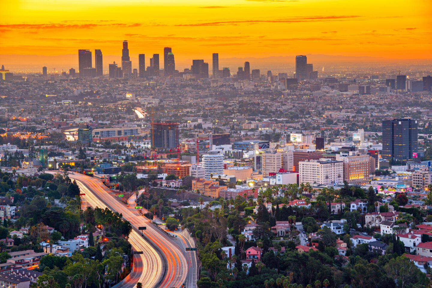 Los Angeles, California, USA skyline