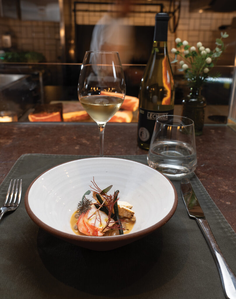 Spiny Lobster, Cranberry Shelling Beans, Matsutake Mushroom