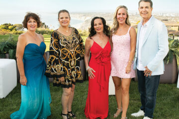 Tonya Torosian, Lynne Doyle, Joan Waitt, and Raegan and Kevin Prior