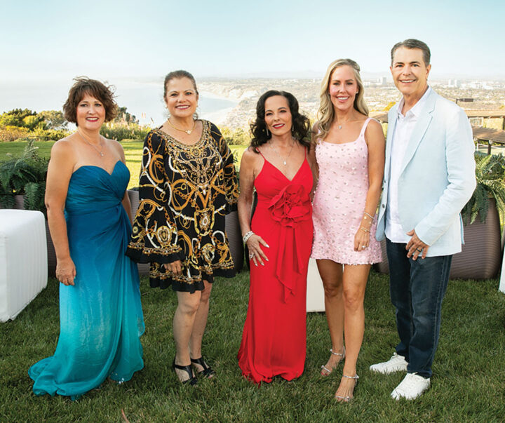 Tonya Torosian, Lynne Doyle, Joan Waitt, and Raegan and Kevin Prior