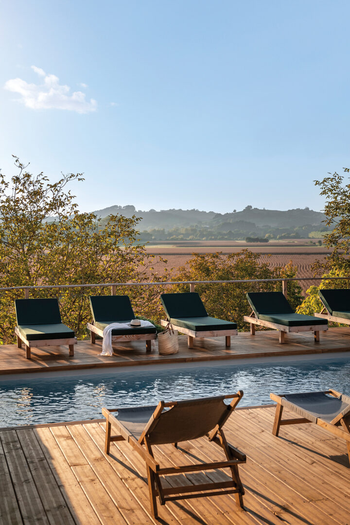 L’Ermitage Hastingues in Southern France provides the perfect space to enjoy the panoramic views