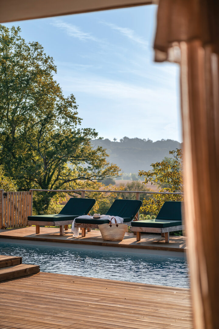 L’Ermitage Hastingues in Southern France provides the perfect space to enjoy the panoramic views