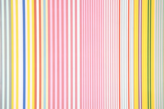 Gene Davis, Halifax, 1970. Screenprint. San Diego Museum of Art, Museum purchase with funds provided by Edwin Binney 3rd, 1972.171. © 2025 Estate of Gene Davis / Artists Rights Society (ARS), New York.