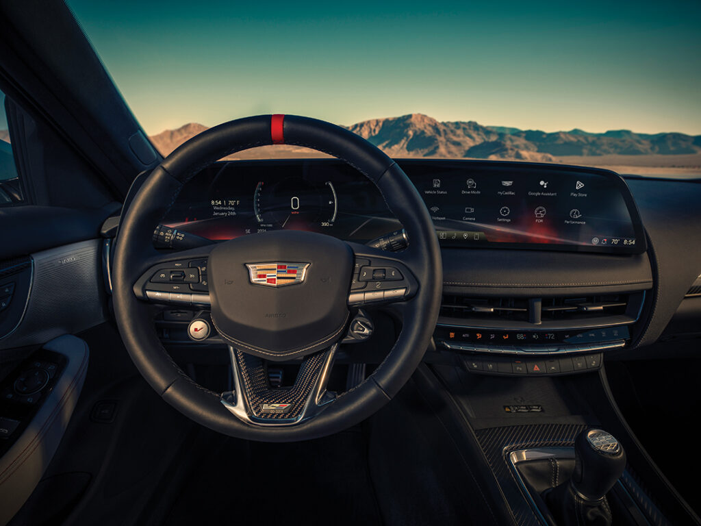 2025 Cadillac CT5 V Blackwing interior dashboard