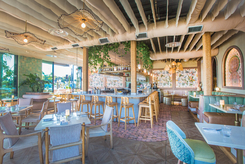 With interior design by the Encinitas-based Sisters of Design 4 Corners, Waverly embraces Cardiff’s laid-back beach vibe