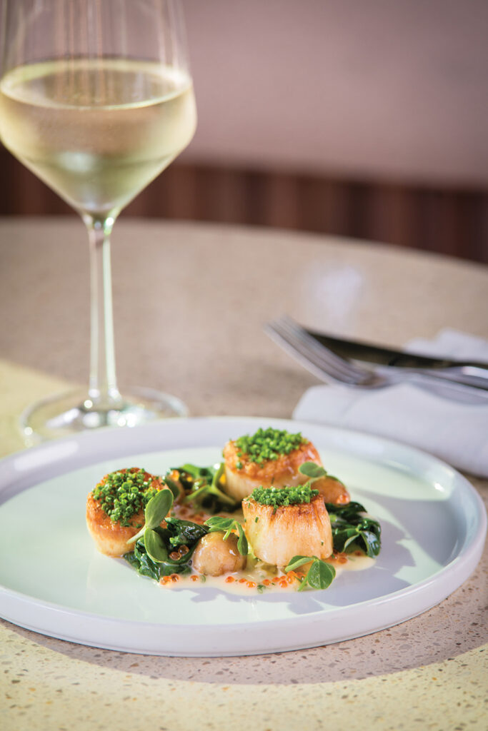 Seared Bristol Scallops