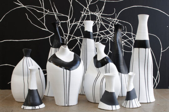 Lin Utzon Ceramic Installation, photo by Nader Essa