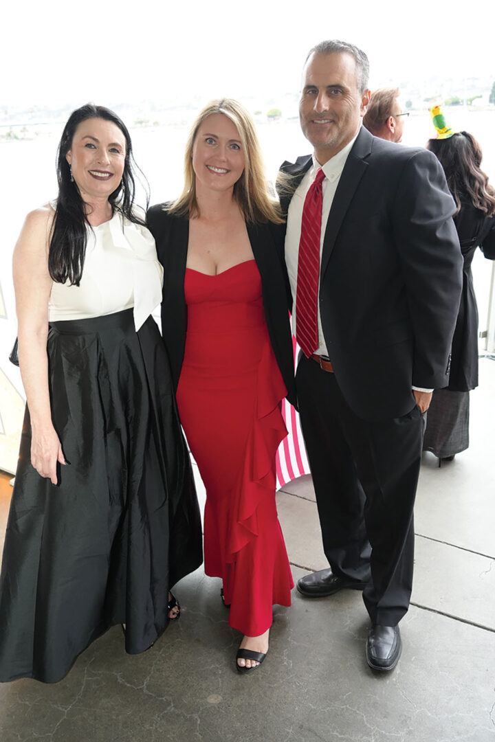 Jennifer Navarra with Amy and Andrew Balelo