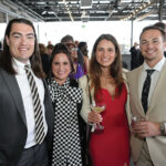 Elijah Sandford and Hannah Kurtin Sandford, Lily Fallah, and Keaton Gaibler