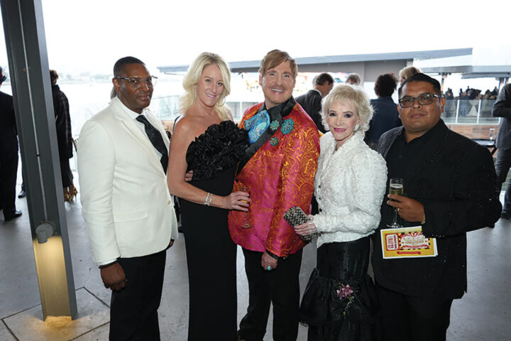 Derek Martine and Jolie Jackson Martine, Leonard Simpson, Shirley Hinckley, and Jose Dominguez