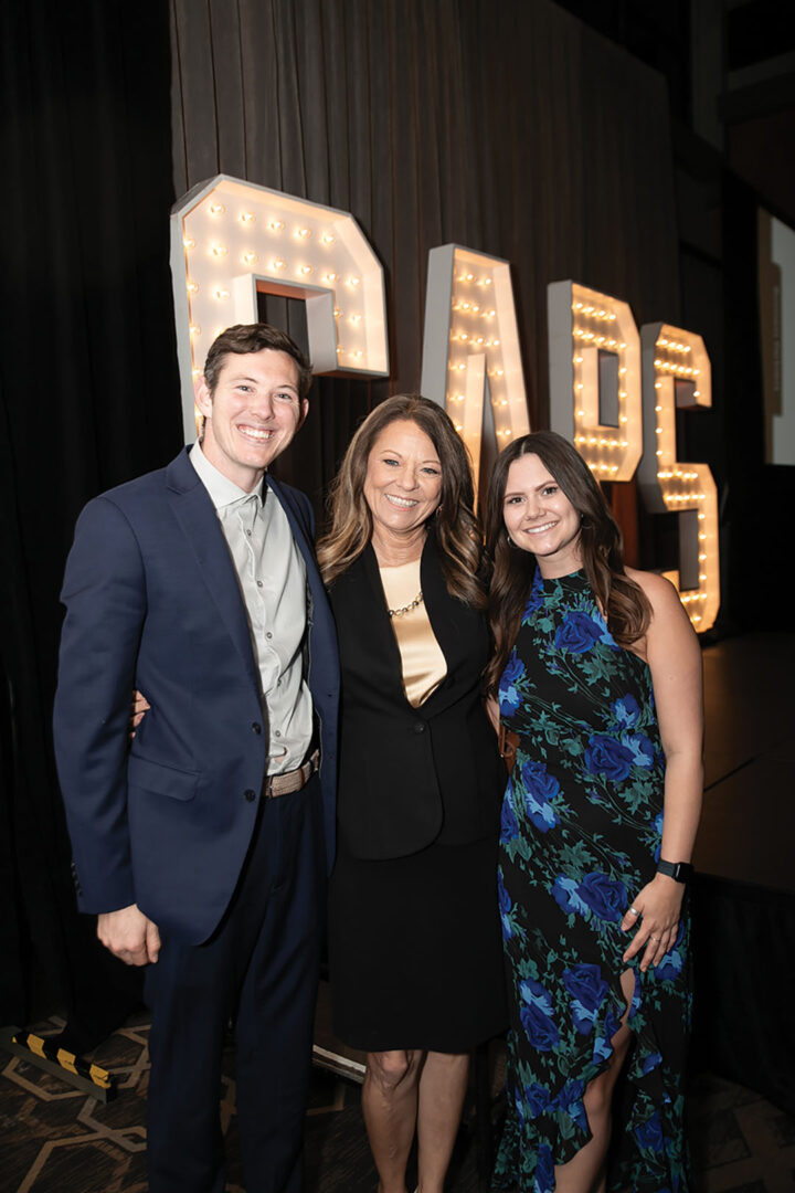 Jared Niven, Julie Dowler, and Brianna Rist