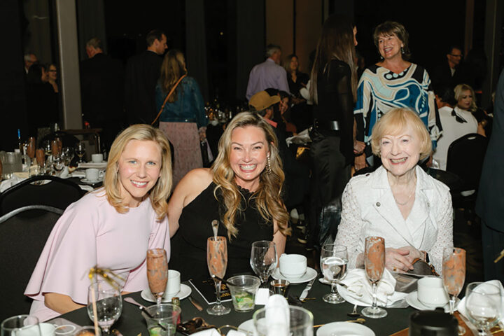 Claire Harris, Ashtynne Calvert, and Barbara VanderLinde