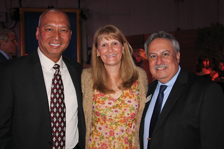 John and Mary Cajigas with Michael Minjares