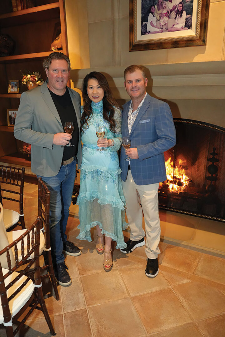 Justin Wylie with Phan and Andy Kaffka