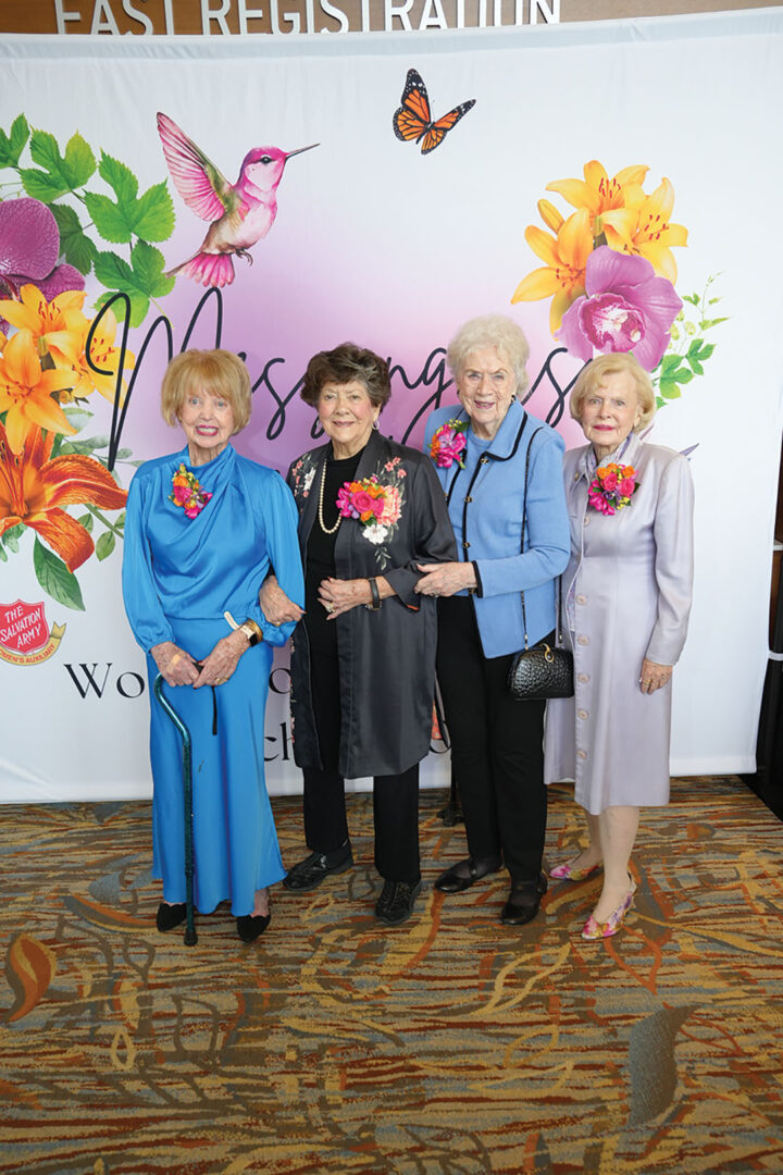 Pattie Wellborn, Betty Brayshay, Fern Murphy, and Joan Henkelmann