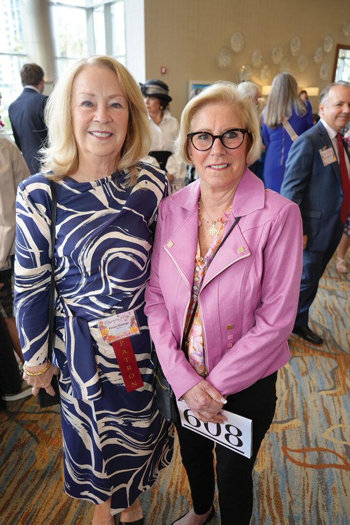 Vivian Hardage and Donna Vance