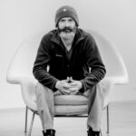 Seth Zuloaga in the Womb chair