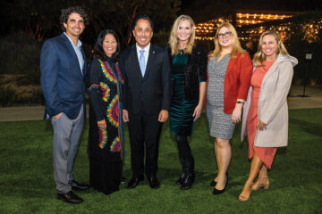 James McConchie, Nancy Sasaki, Todd Gloria, Leslie Oliver, Amelia Hartley, and Katie Khasim-San Photo courtesy of United Way of San Diego County