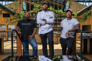 Chefs DuVal Warner, Kelston Moore, and Tony Bennett, Jr.