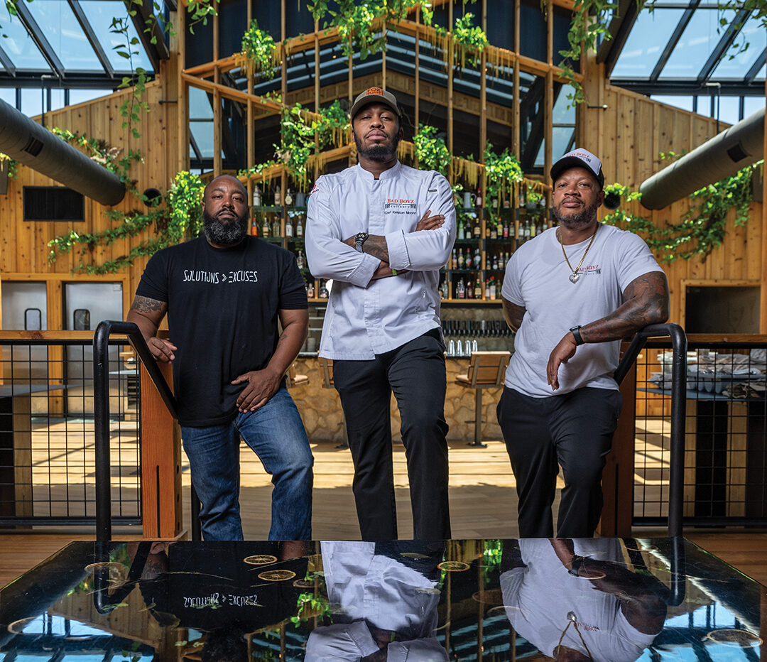 Chefs DuVal Warner, Kelston Moore, and Tony Bennett, Jr.