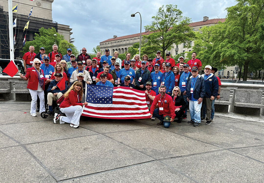 The Red Team was one of three groups of veterans and volunteers who traveled to Washington, D.C. courtesy of San Diego Honor Flight