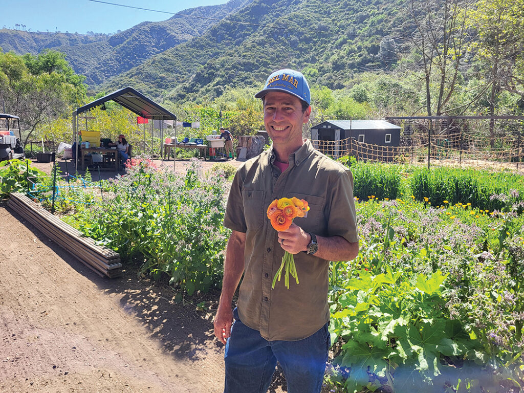 Leo Goldsmith at The Ranch’s farm