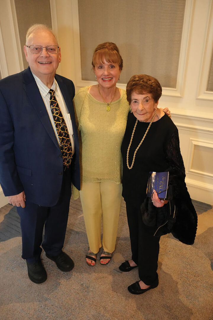 Jay and Julie Sarno with Hannah Step